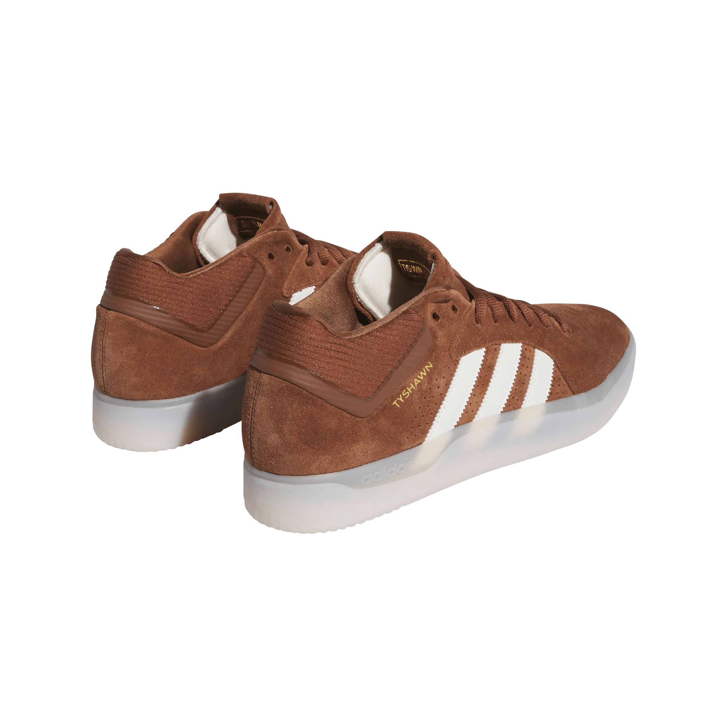 ADIDAS Tyshawn Remastered Shoes Preloved Brown/Cloud White/Gold Metallic