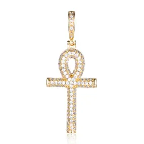 Ankh Cross Pendant - Gold