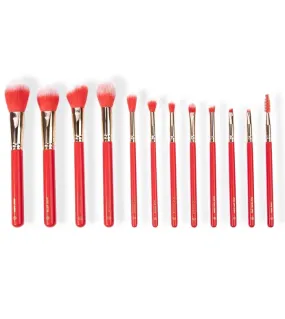 BH Cosmetics - *Miss Claus* - Set de brochas   neceser Fa La La Fierce