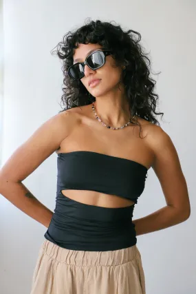 Black Farra Tube Top