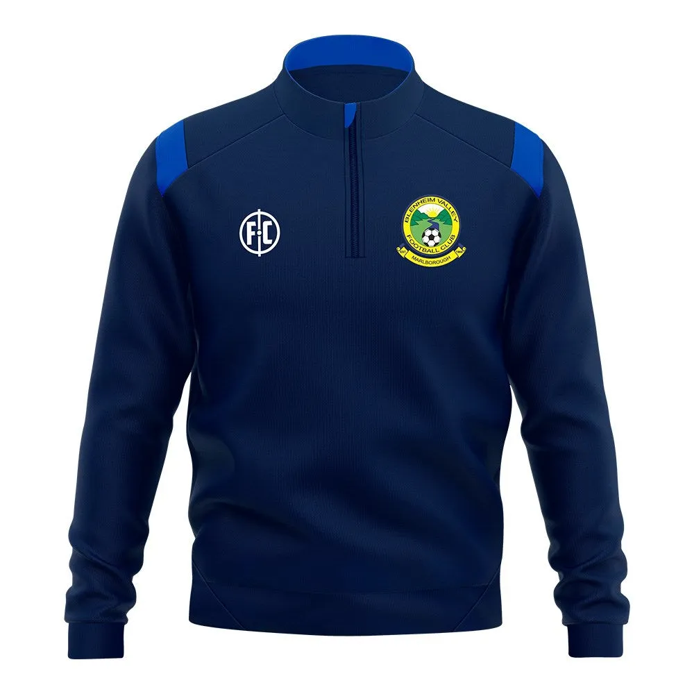 Blenheim Valley Club Contrast 1/4 Zip