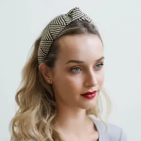 Bohemian Babe Straw Rattan Knotted Headband