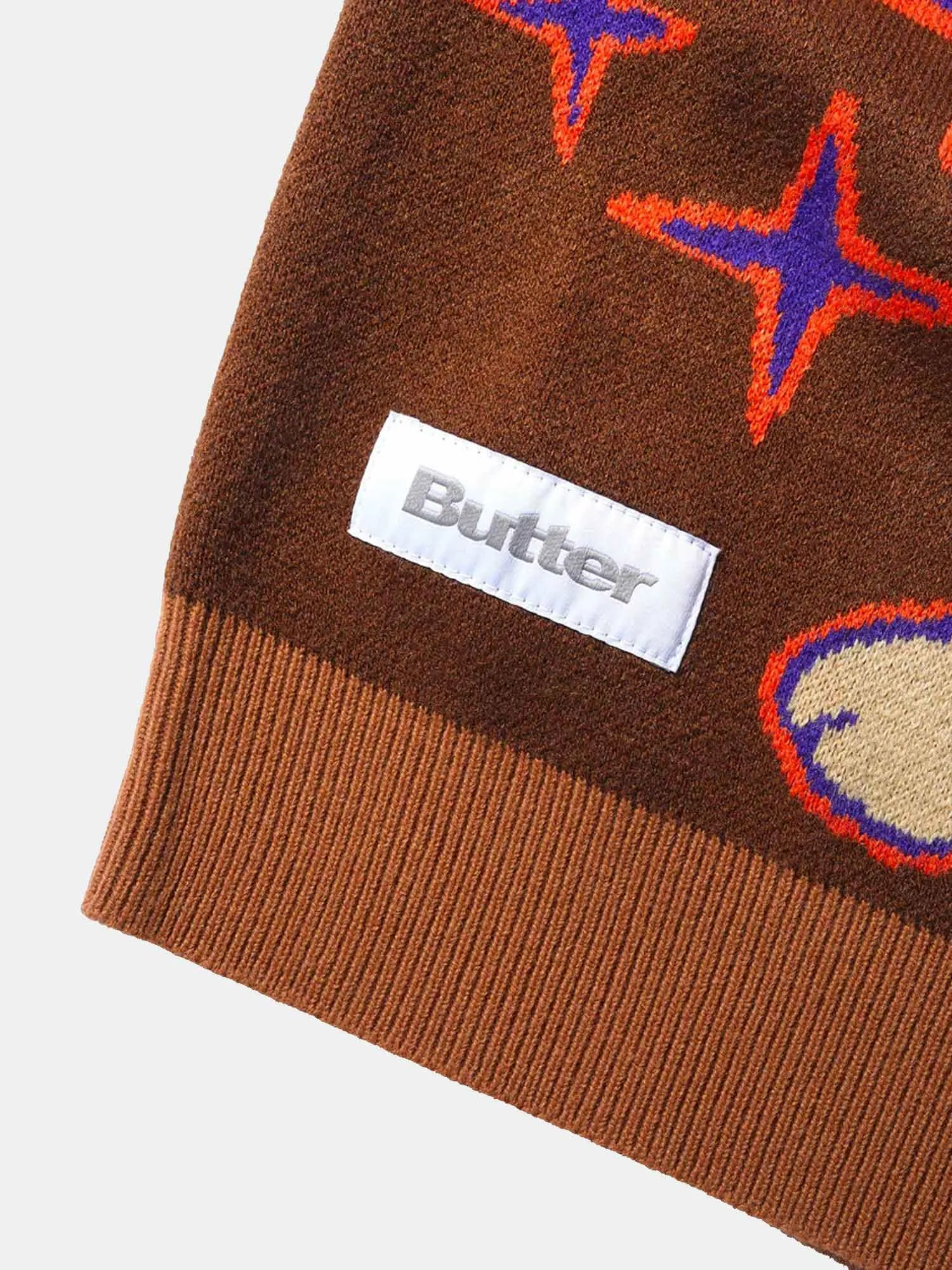 Butter Goods x Disney Starry Skies Knitted Vest - Brown