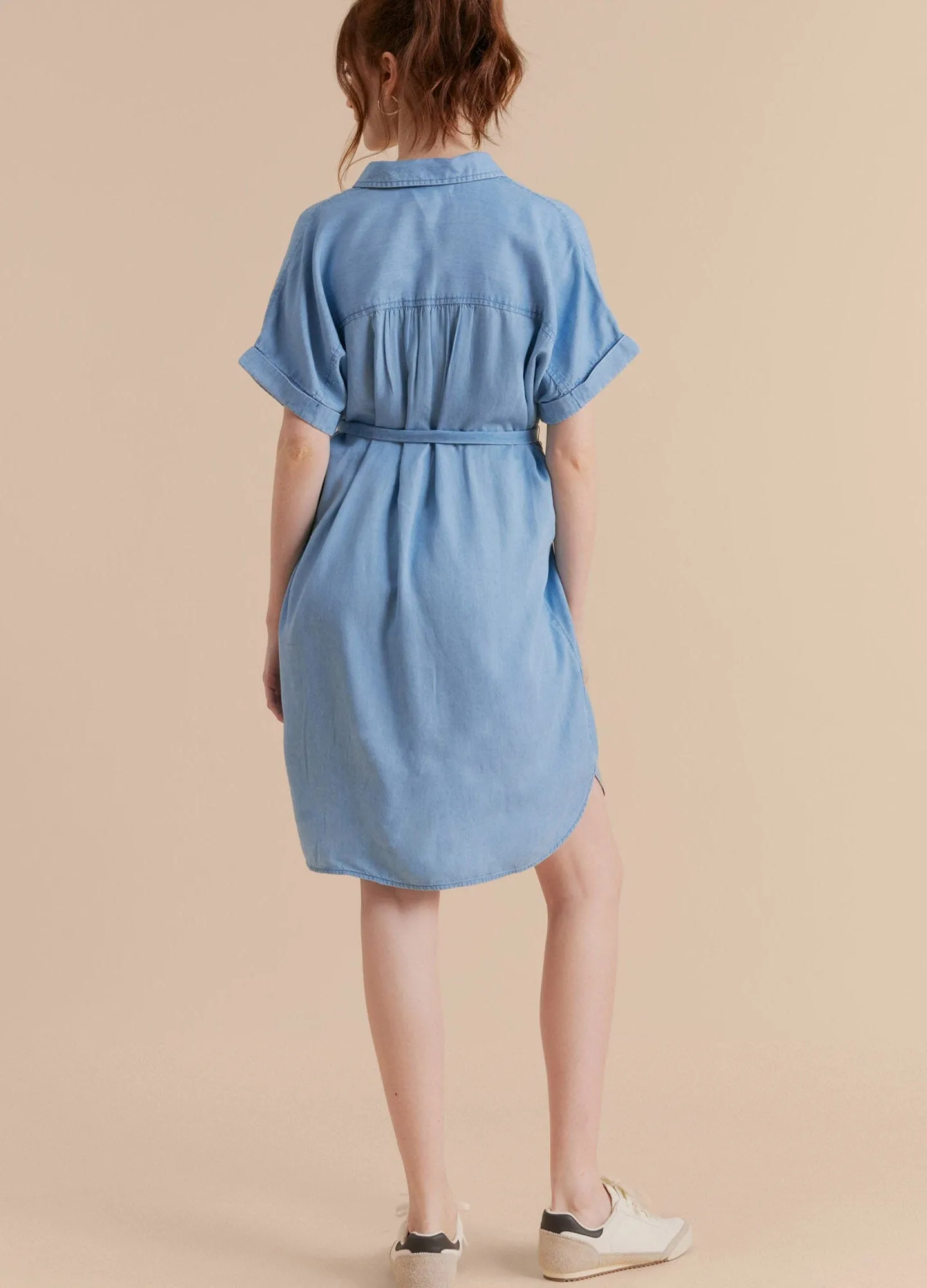 Chambray Shirt Dress