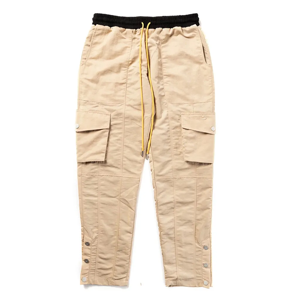 Diet Starts Monday Nylon Cargo Pants - Khaki