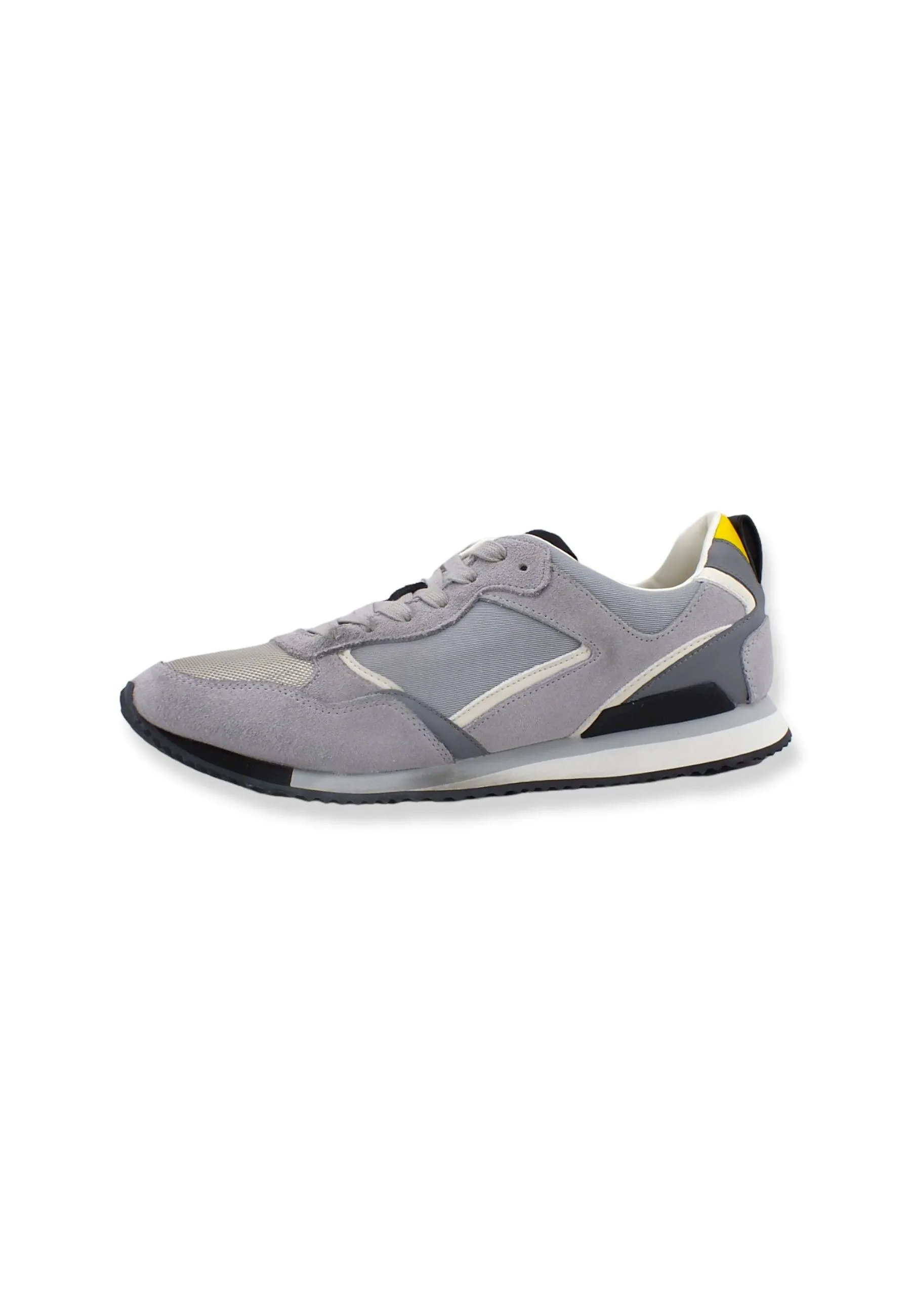 GUESS Sneaker Uomo Running Suede Nylon Light Grey FM6TREFAM12