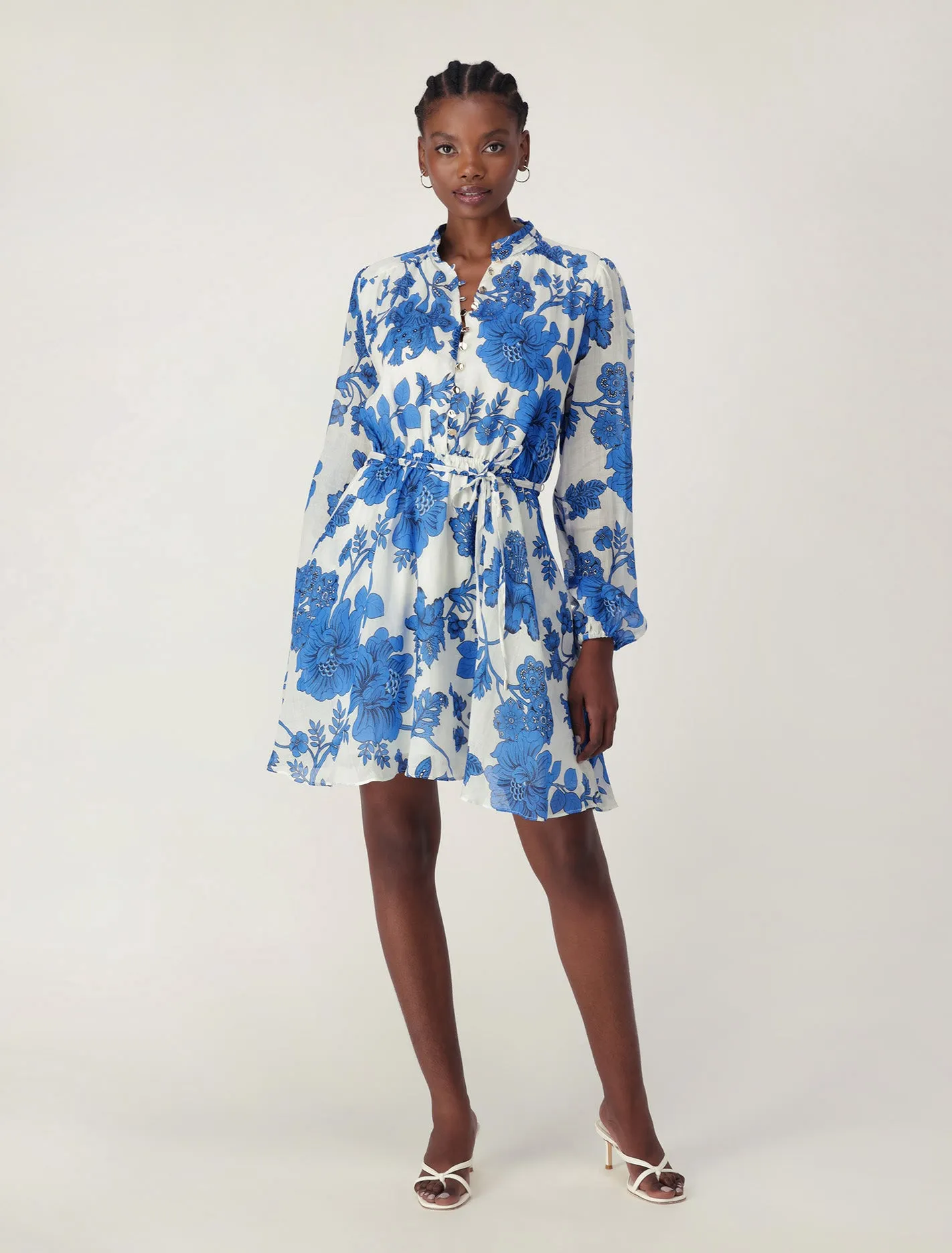 Henrietta Button Up Mini Dress