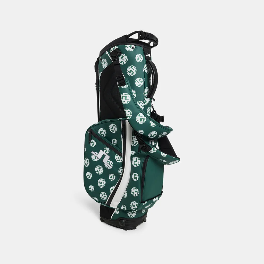 J. Lindeberg Play Stand Bag Print Rain Forest Sphere Dot