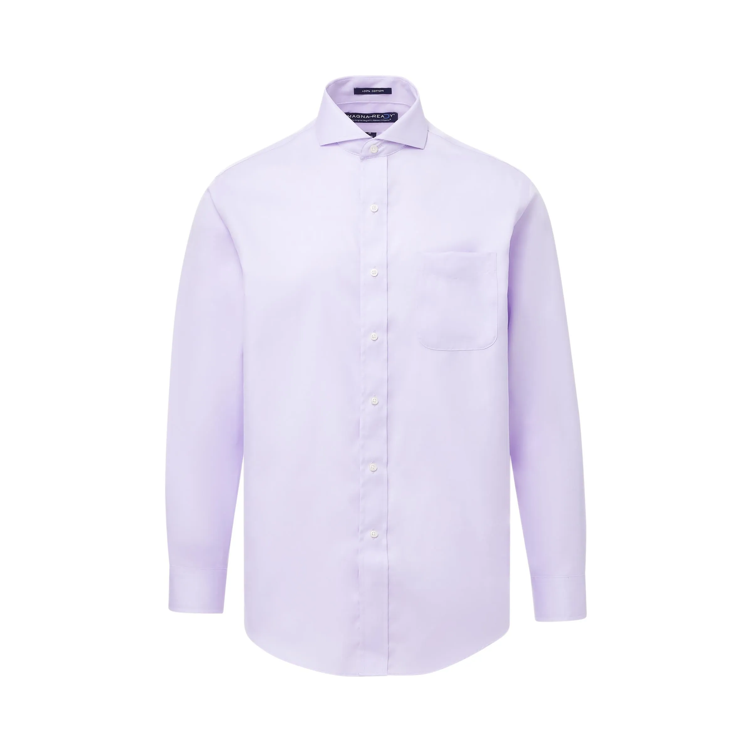 Long Sleeve Lavender ‘Bryant’ Shirt with Magnetic Closures