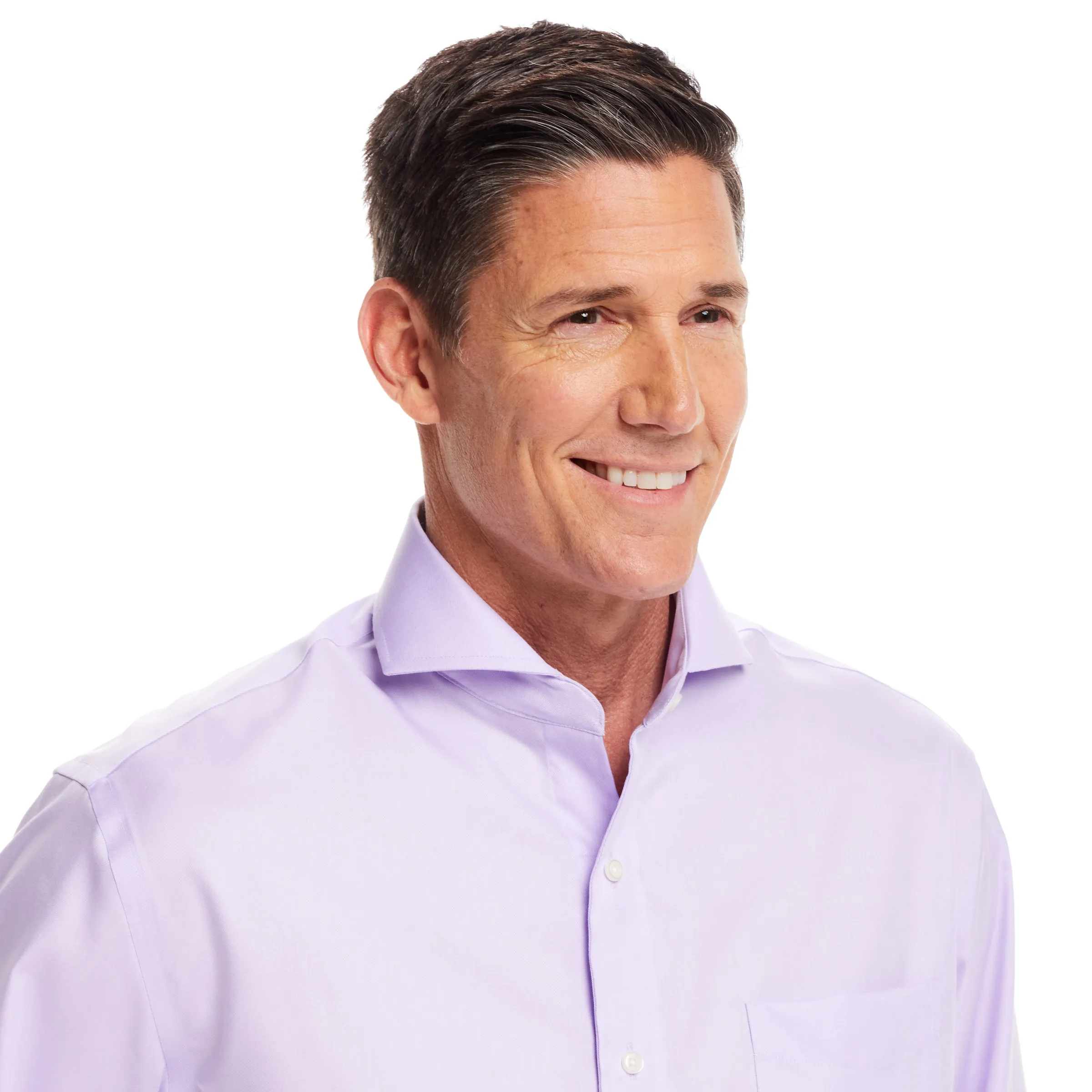 Long Sleeve Lavender ‘Bryant’ Shirt with Magnetic Closures