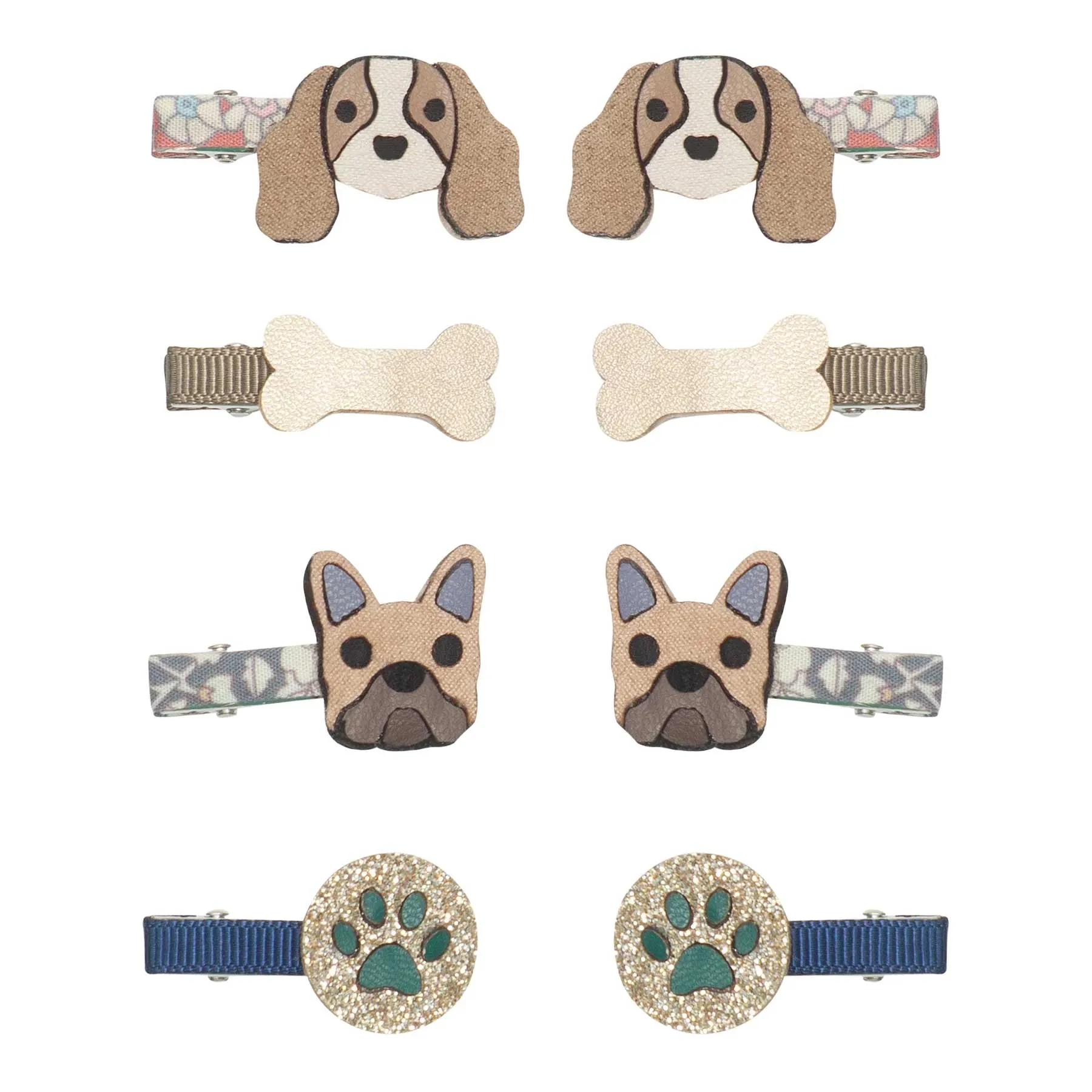 Mini Doggy Hair Clips - Set of 2