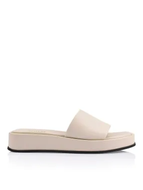 Morris Flatform Sandals - Beige