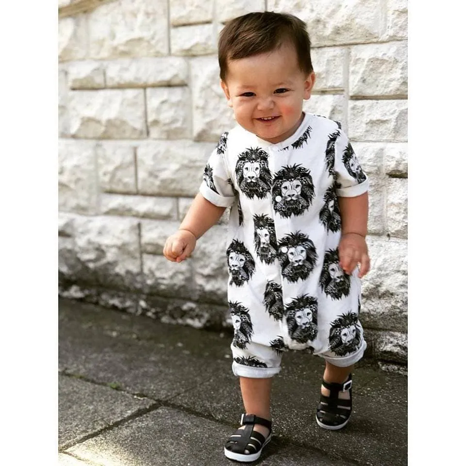 Organic Kids Romper | Aztec Lion