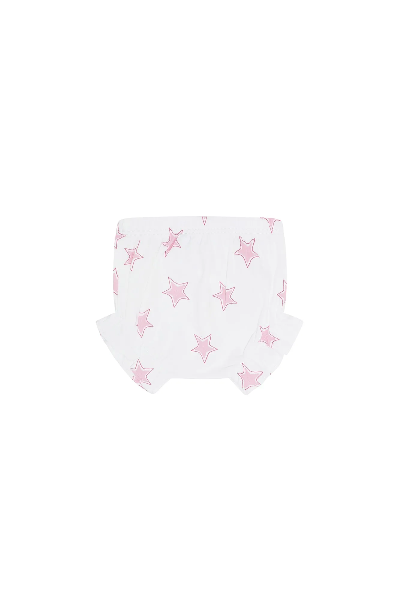 Pink Stars Print Diaper Cover Set