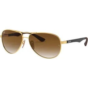 Ray-Ban Carbon Fiber Men's Aviator Sunglasses (Refurbished, Without Tags)