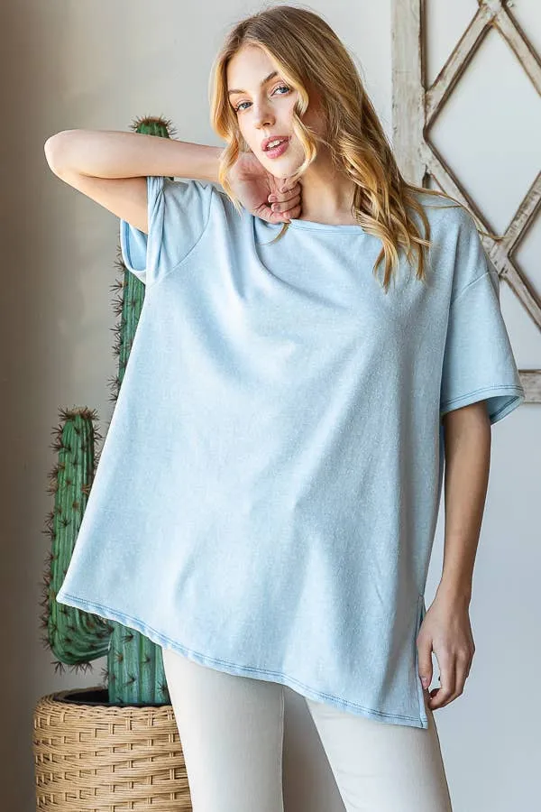 Spring Basic Oversized Shirt