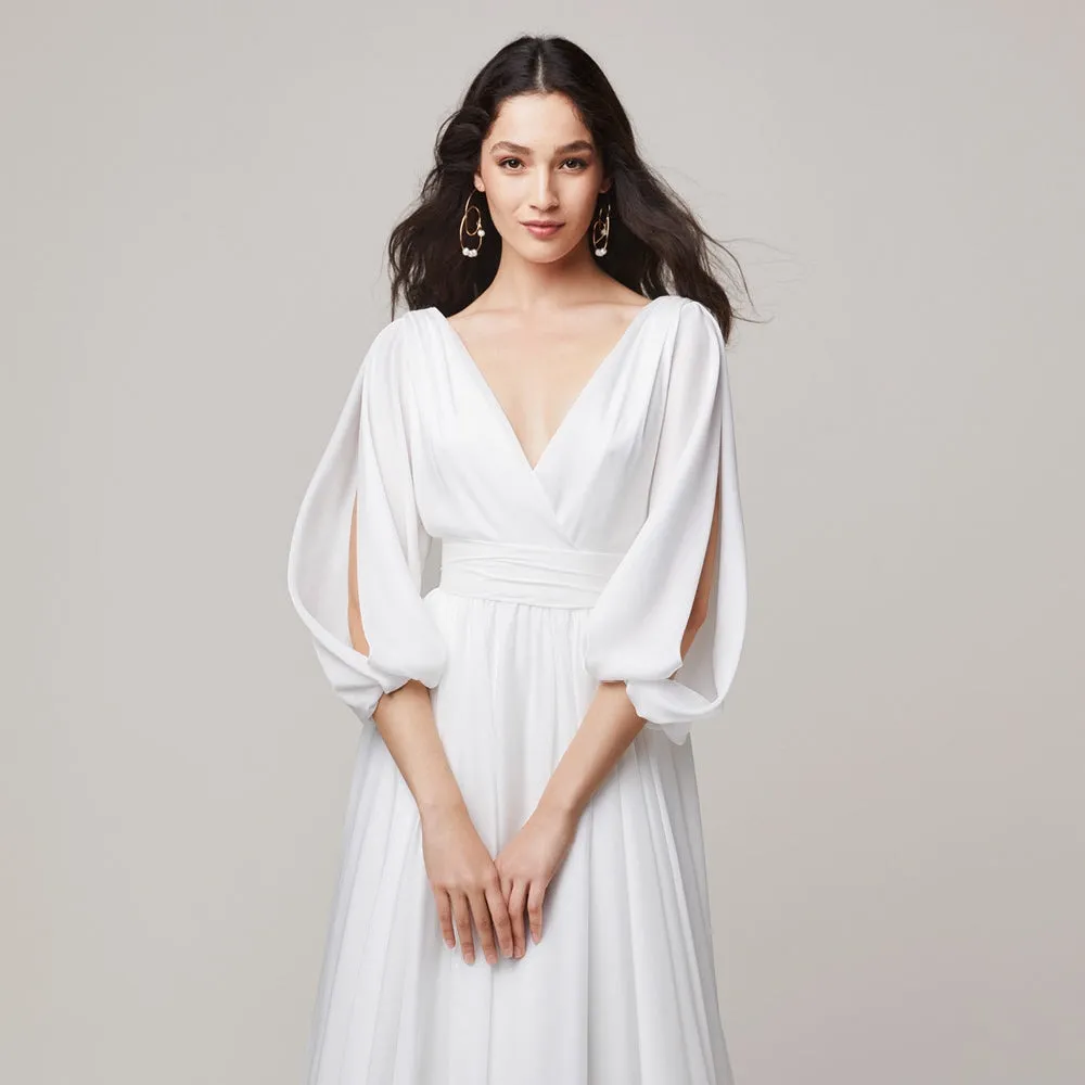 The Hera Wedding Bridal Long Sleeve Gown