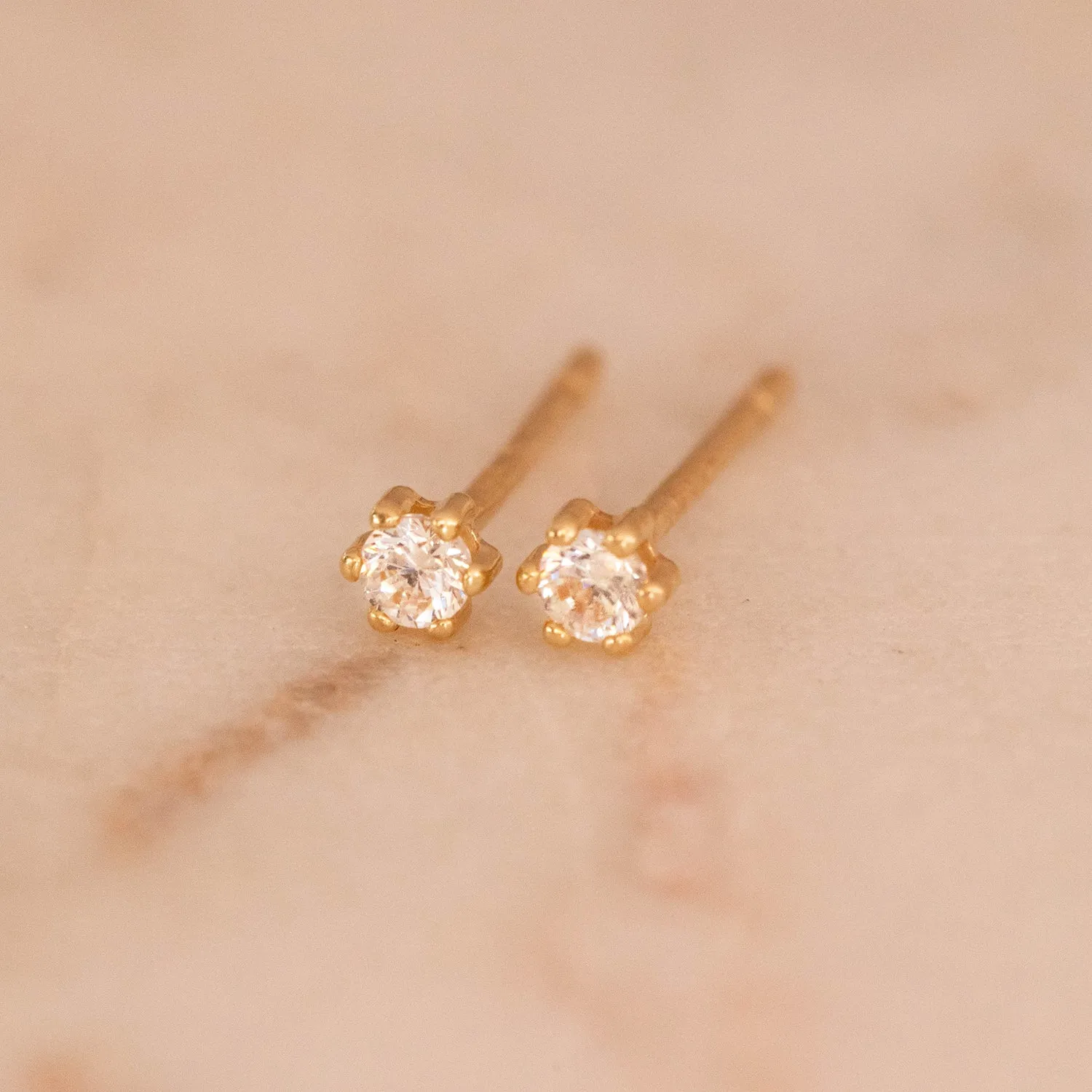 Tiny Studs | 10k Gold