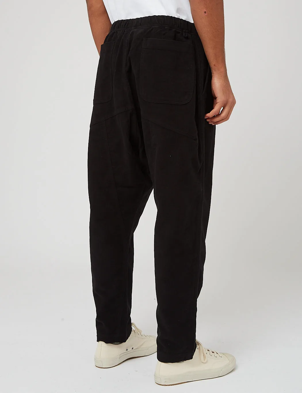 Universal Works Kyoto Work Pant (Moleskin) - Black