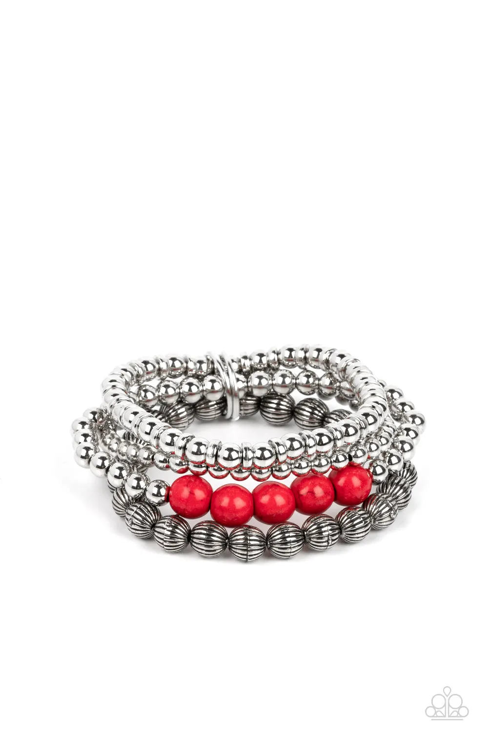 Wildland Wanderer - Red  Paparazzi Bracelet