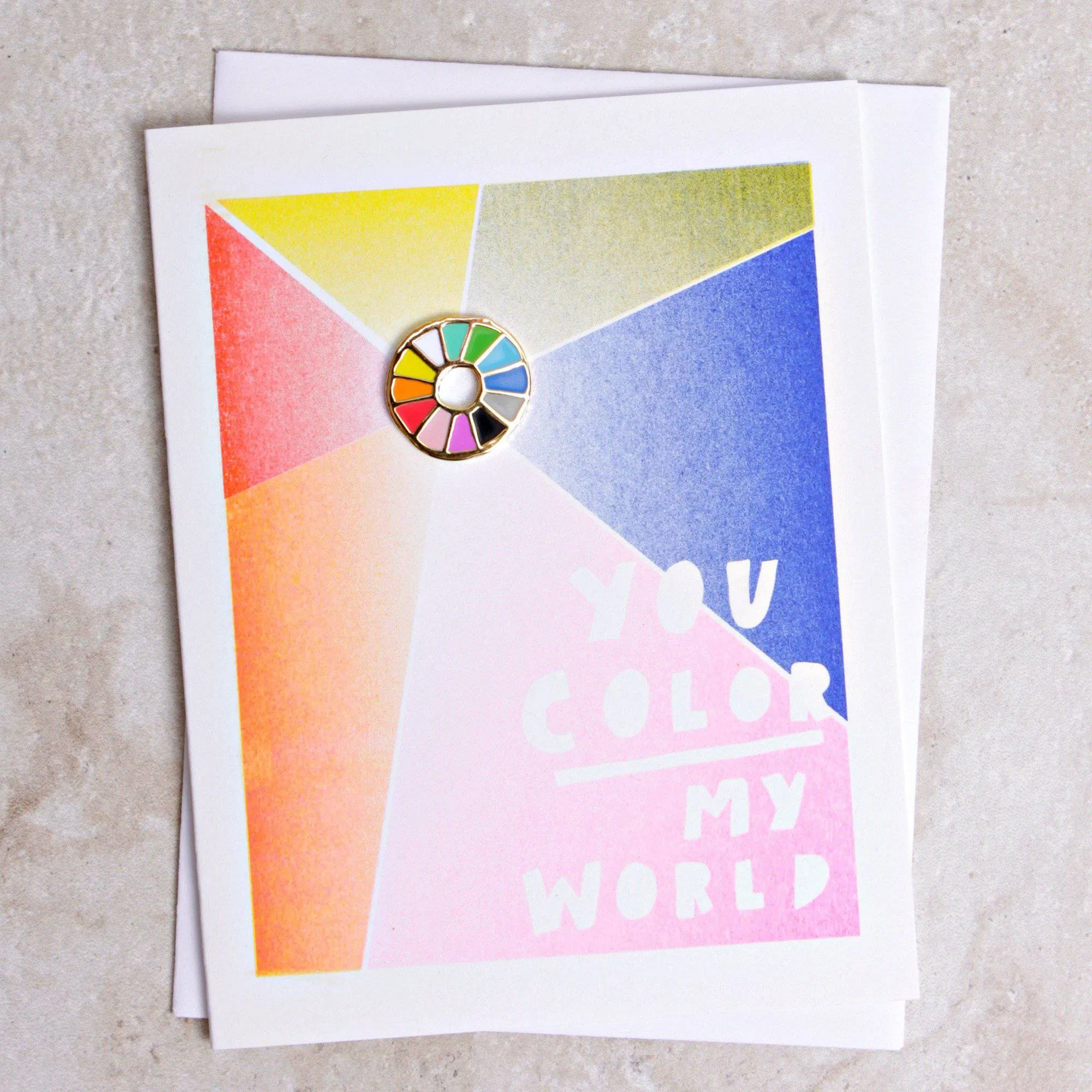 You Color My World Card